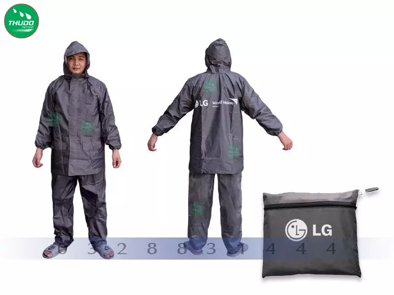 Bộ áo mưa quảng cáo thương hiệu LG