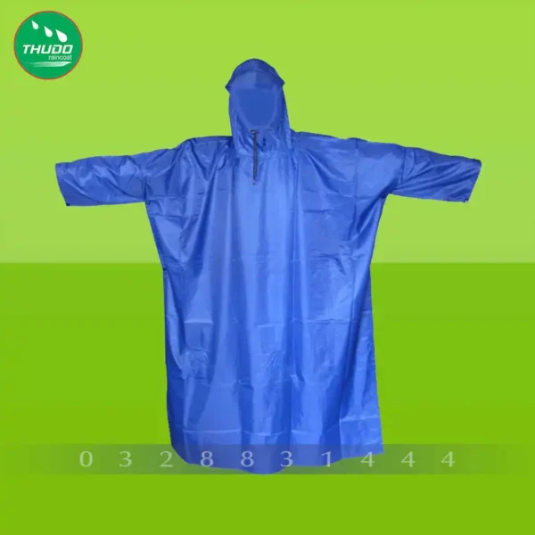 áo mưa chữ T màu xanh dương